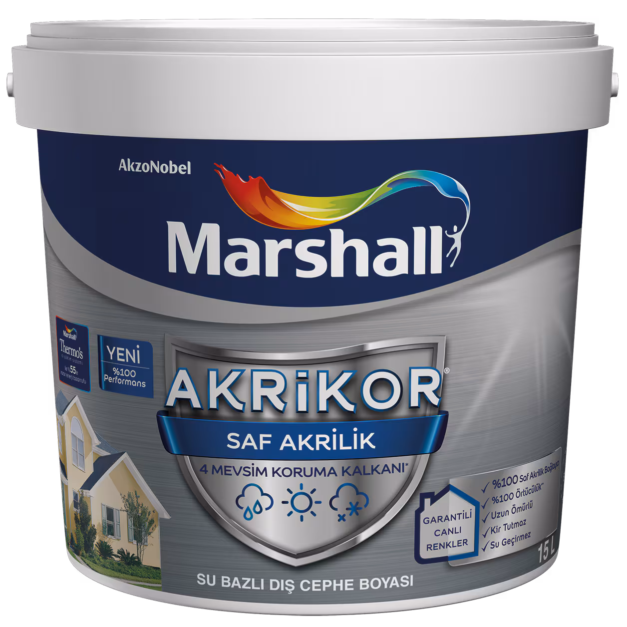 Marshall Akrikor Saf Akrilik Dış Cephe Boyası