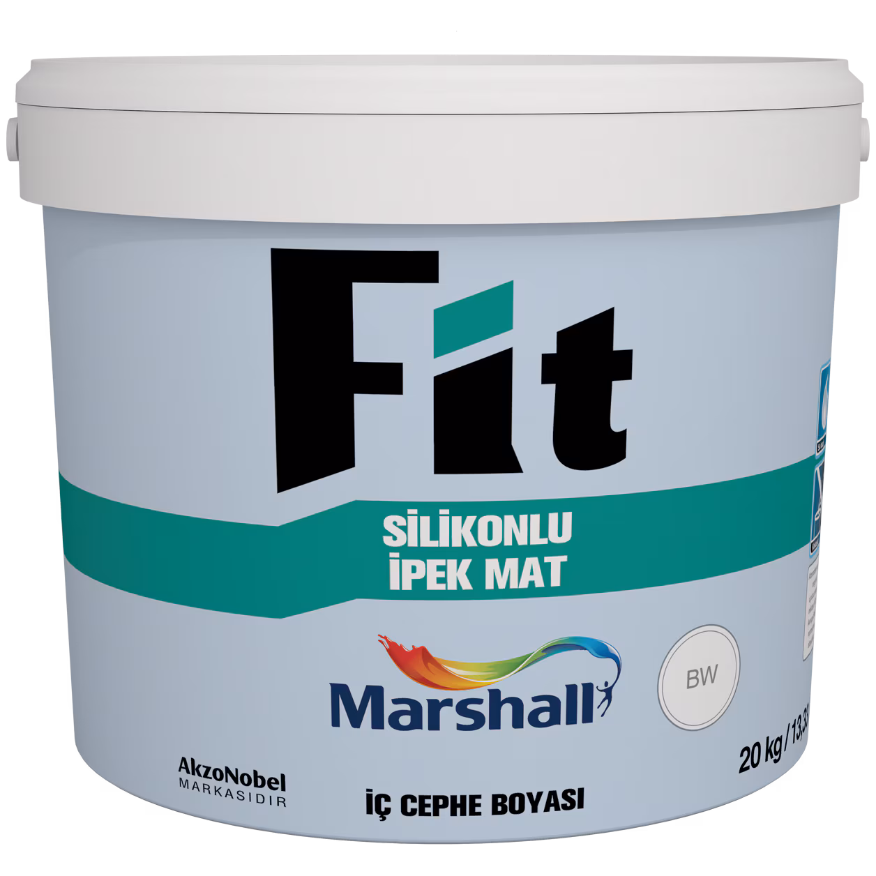 Marshall Fit Silikonlu İpek Mat İç Cephe Boyası