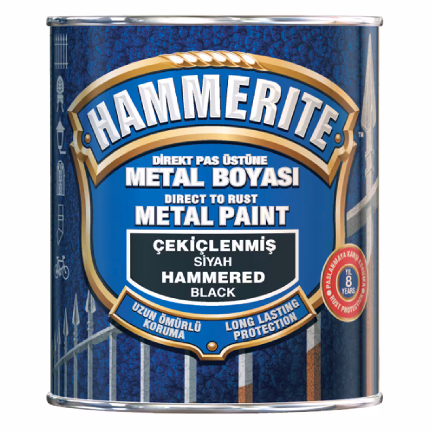 Hammerite Direkt Pas Üstü Metal Boyası