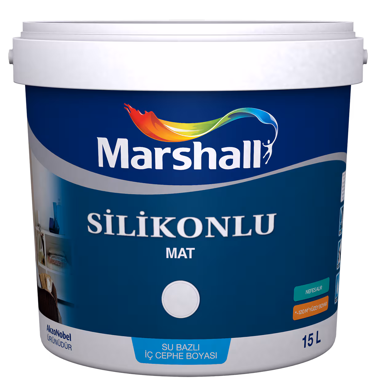 Marshall Silikonlu Mat İç Cephe Boyası